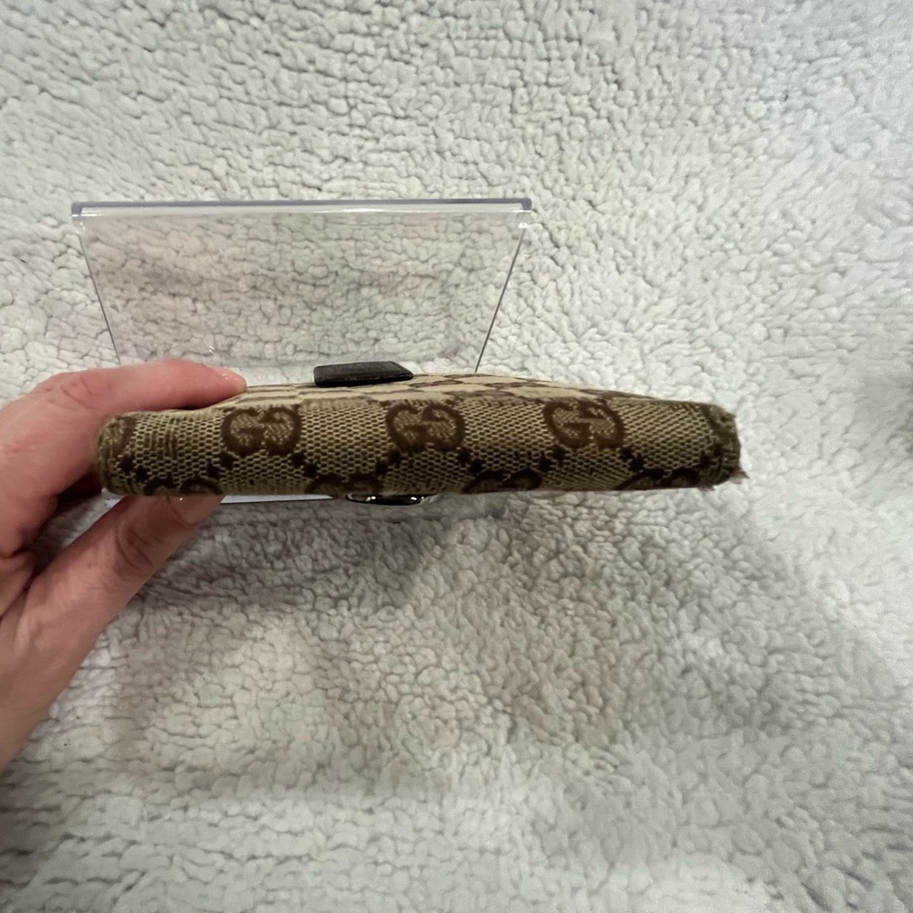 Gucci Eclipse GG Canvas And Leather Wallet - Picture 3 of 8